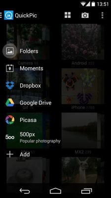 QuickPic Gallery App for Google Android