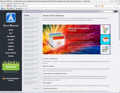 Avant Web Browser for Windows